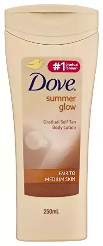 Dove Summer Glow Body Lotion Fair to Medium Skin, 250ml