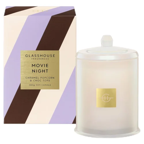 Glasshouse Fragrances Movie Night Candle - 380g