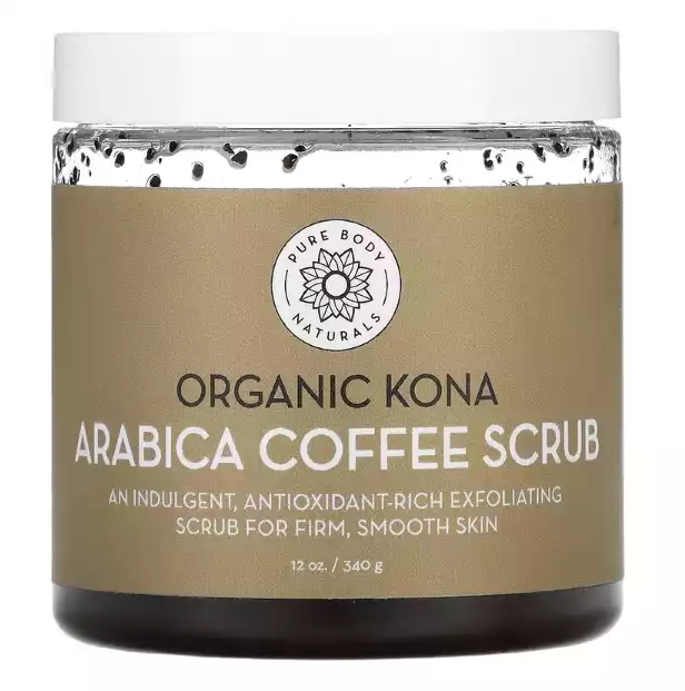 Pure Body Naturals, Organic Kona Arabica Coffee Scrub